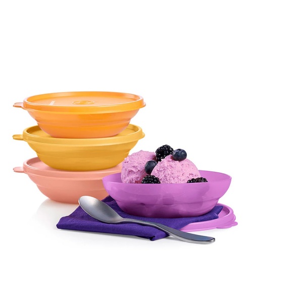 NEW TUPPERWARE JR. CEREAL BOWLS - Picture 2 of 2